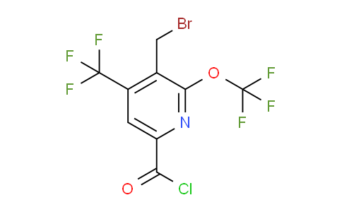 AM145299 | 1805148-38-2 | 3-(Bromomethyl)-2-(trifluoromethoxy)-4-(trifluoromethyl)pyridine-6-carbonyl chloride