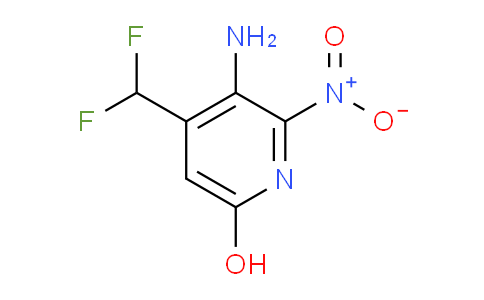3-Amino-4-(difluoromethyl)-6-hydroxy-2-nitropyridine