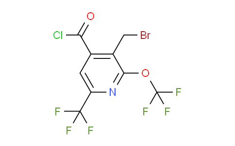 AM145301 | 1805306-34-6 | 3-(Bromomethyl)-2-(trifluoromethoxy)-6-(trifluoromethyl)pyridine-4-carbonyl chloride