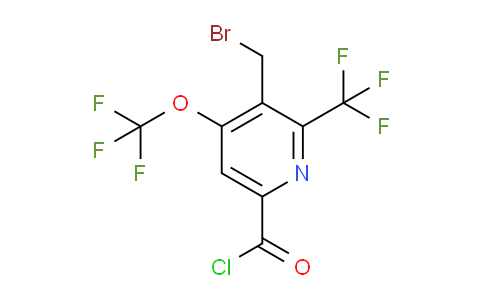 AM145307 | 1804879-26-2 | 3-(Bromomethyl)-4-(trifluoromethoxy)-2-(trifluoromethyl)pyridine-6-carbonyl chloride