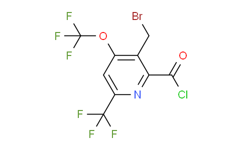 AM145316 | 1805176-21-9 | 3-(Bromomethyl)-4-(trifluoromethoxy)-6-(trifluoromethyl)pyridine-2-carbonyl chloride