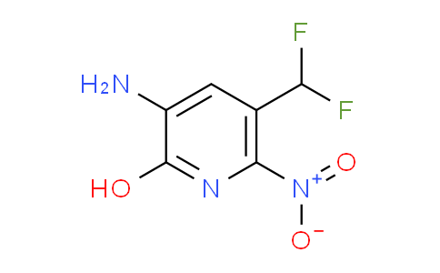 3-Amino-5-(difluoromethyl)-2-hydroxy-6-nitropyridine