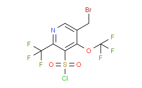 5-(Bromomethyl)-4-(trifluoromethoxy)-2-(trifluoromethyl)pyridine-3-sulfonyl chloride