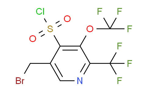 5-(Bromomethyl)-3-(trifluoromethoxy)-2-(trifluoromethyl)pyridine-4-sulfonyl chloride