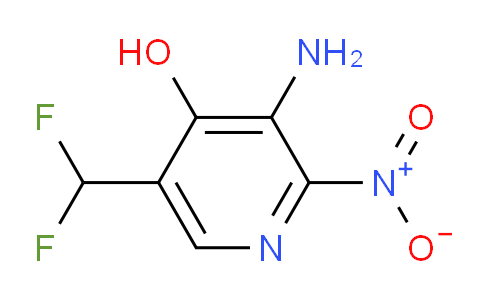 3-Amino-5-(difluoromethyl)-4-hydroxy-2-nitropyridine
