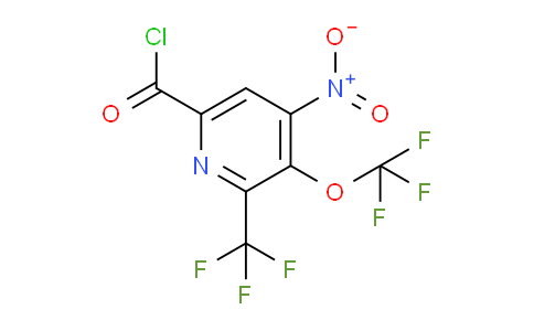 AM145341 | 1805029-34-8 | 4-Nitro-3-(trifluoromethoxy)-2-(trifluoromethyl)pyridine-6-carbonyl chloride