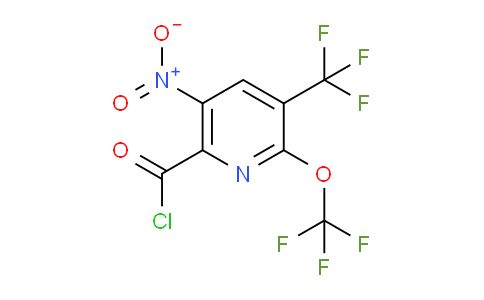 AM145343 | 1806774-59-3 | 5-Nitro-2-(trifluoromethoxy)-3-(trifluoromethyl)pyridine-6-carbonyl chloride