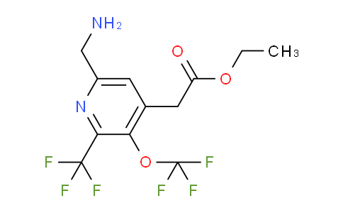 AM145350 | 1806778-92-6 | Ethyl 6-(aminomethyl)-3-(trifluoromethoxy)-2-(trifluoromethyl)pyridine-4-acetate