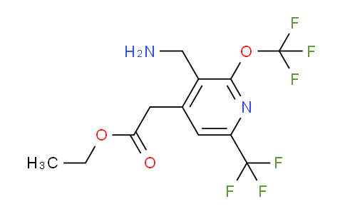 AM145357 | 1805032-74-9 | Ethyl 3-(aminomethyl)-2-(trifluoromethoxy)-6-(trifluoromethyl)pyridine-4-acetate