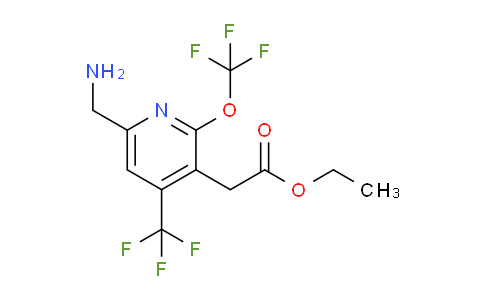 AM145361 | 1806757-00-5 | Ethyl 6-(aminomethyl)-2-(trifluoromethoxy)-4-(trifluoromethyl)pyridine-3-acetate