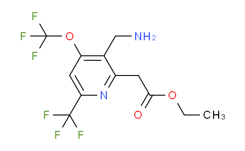 AM145362 | 1805161-95-8 | Ethyl 3-(aminomethyl)-4-(trifluoromethoxy)-6-(trifluoromethyl)pyridine-2-acetate