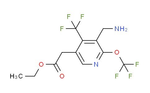 AM145365 | 1805295-33-3 | Ethyl 3-(aminomethyl)-2-(trifluoromethoxy)-4-(trifluoromethyl)pyridine-5-acetate