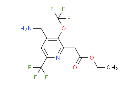 AM145374 | 1806779-15-6 | Ethyl 4-(aminomethyl)-3-(trifluoromethoxy)-6-(trifluoromethyl)pyridine-2-acetate