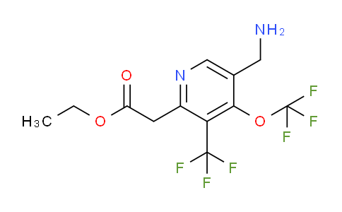 AM145375 | 1805098-66-1 | Ethyl 5-(aminomethyl)-4-(trifluoromethoxy)-3-(trifluoromethyl)pyridine-2-acetate