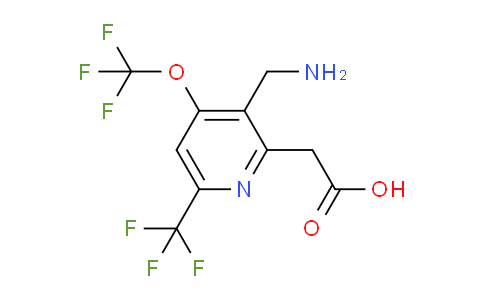 AM145379 | 1804853-52-8 | 3-(Aminomethyl)-4-(trifluoromethoxy)-6-(trifluoromethyl)pyridine-2-acetic acid