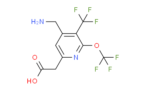 AM145387 | 1806778-16-4 | 4-(Aminomethyl)-2-(trifluoromethoxy)-3-(trifluoromethyl)pyridine-6-acetic acid
