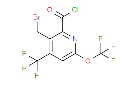 AM145388 | 1804879-92-2 | 3-(Bromomethyl)-6-(trifluoromethoxy)-4-(trifluoromethyl)pyridine-2-carbonyl chloride
