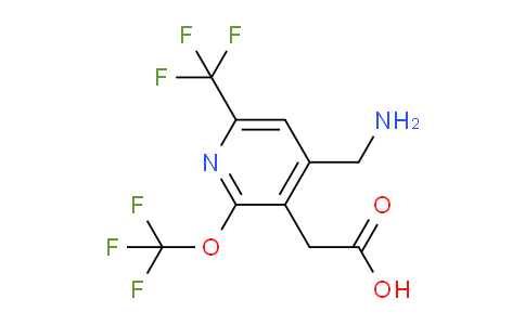 AM145389 | 1805032-49-8 | 4-(Aminomethyl)-2-(trifluoromethoxy)-6-(trifluoromethyl)pyridine-3-acetic acid