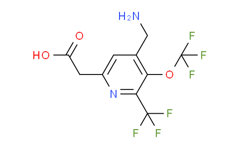 AM145390 | 1806759-59-0 | 4-(Aminomethyl)-3-(trifluoromethoxy)-2-(trifluoromethyl)pyridine-6-acetic acid