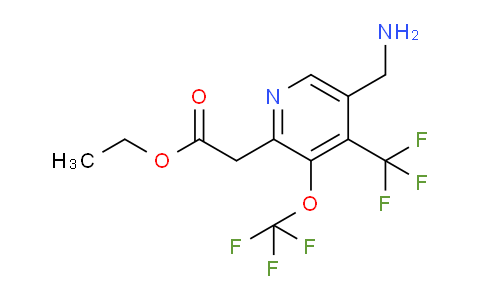 AM145392 | 1805295-77-5 | Ethyl 5-(aminomethyl)-3-(trifluoromethoxy)-4-(trifluoromethyl)pyridine-2-acetate