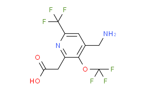 AM145394 | 1803993-66-9 | 4-(Aminomethyl)-3-(trifluoromethoxy)-6-(trifluoromethyl)pyridine-2-acetic acid