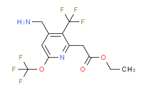 AM145397 | 1805298-48-9 | Ethyl 4-(aminomethyl)-6-(trifluoromethoxy)-3-(trifluoromethyl)pyridine-2-acetate