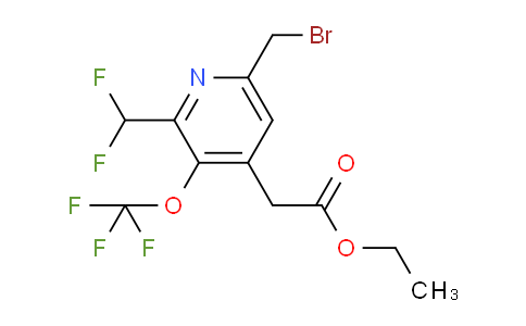 AM145401 | 1804754-33-3 | Ethyl 6-(bromomethyl)-2-(difluoromethyl)-3-(trifluoromethoxy)pyridine-4-acetate
