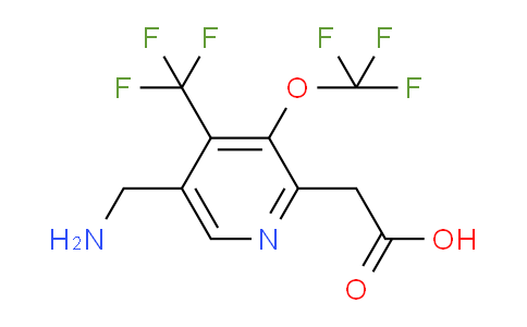 AM145404 | 1805227-15-9 | 5-(Aminomethyl)-3-(trifluoromethoxy)-4-(trifluoromethyl)pyridine-2-acetic acid