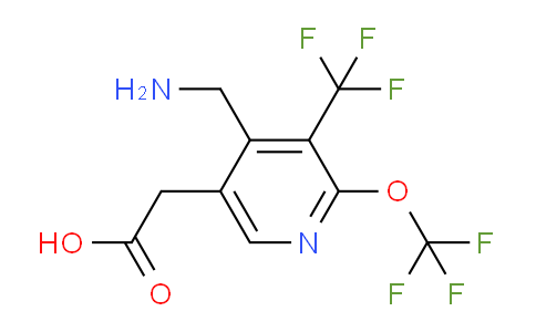 AM145406 | 1804667-39-7 | 4-(Aminomethyl)-2-(trifluoromethoxy)-3-(trifluoromethyl)pyridine-5-acetic acid