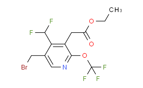 AM145410 | 1805174-53-1 | Ethyl 5-(bromomethyl)-4-(difluoromethyl)-2-(trifluoromethoxy)pyridine-3-acetate