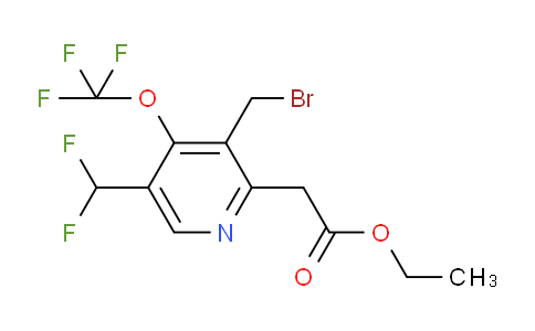 AM145412 | 1804878-70-3 | Ethyl 3-(bromomethyl)-5-(difluoromethyl)-4-(trifluoromethoxy)pyridine-2-acetate