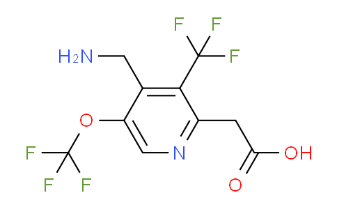 AM145414 | 1805094-79-4 | 4-(Aminomethyl)-5-(trifluoromethoxy)-3-(trifluoromethyl)pyridine-2-acetic acid