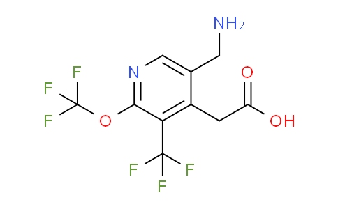5-(Aminomethyl)-2-(trifluoromethoxy)-3-(trifluoromethyl)pyridine-4-acetic acid