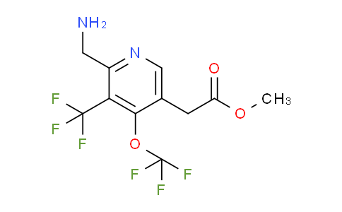 AM145427 | 1805094-85-2 | Methyl 2-(aminomethyl)-4-(trifluoromethoxy)-3-(trifluoromethyl)pyridine-5-acetate