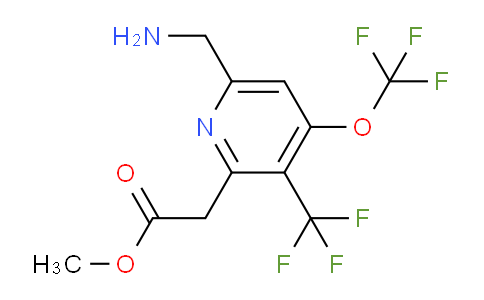 AM145428 | 1804939-04-5 | Methyl 6-(aminomethyl)-4-(trifluoromethoxy)-3-(trifluoromethyl)pyridine-2-acetate