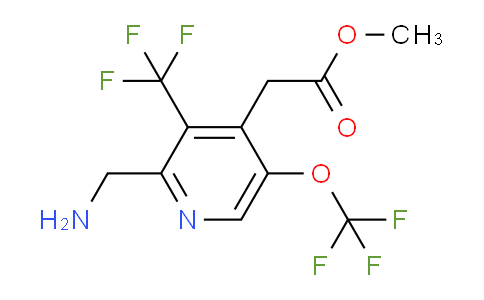AM145433 | 1805227-19-3 | Methyl 2-(aminomethyl)-5-(trifluoromethoxy)-3-(trifluoromethyl)pyridine-4-acetate