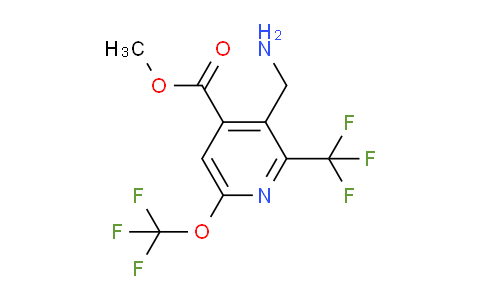 AM145440 | 1804853-04-0 | Methyl 3-(aminomethyl)-6-(trifluoromethoxy)-2-(trifluoromethyl)pyridine-4-carboxylate