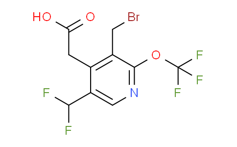 AM145451 | 1805145-68-9 | 3-(Bromomethyl)-5-(difluoromethyl)-2-(trifluoromethoxy)pyridine-4-acetic acid