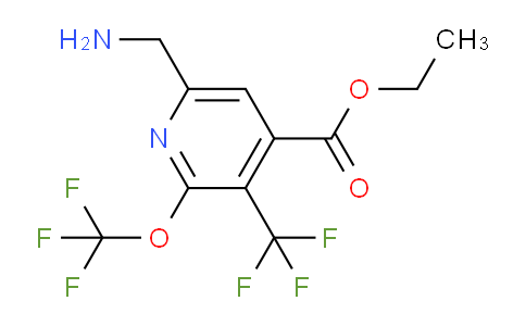 AM145453 | 1805294-58-9 | Ethyl 6-(aminomethyl)-2-(trifluoromethoxy)-3-(trifluoromethyl)pyridine-4-carboxylate