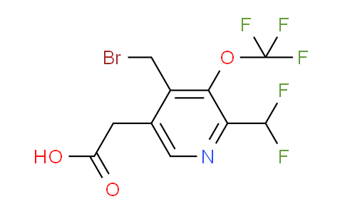 AM145460 | 1806758-01-9 | 4-(Bromomethyl)-2-(difluoromethyl)-3-(trifluoromethoxy)pyridine-5-acetic acid