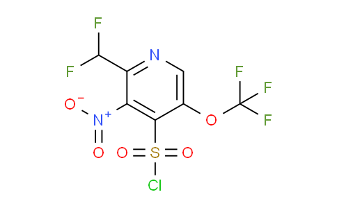 AM145466 | 1806162-16-2 | 2-(Difluoromethyl)-3-nitro-5-(trifluoromethoxy)pyridine-4-sulfonyl chloride