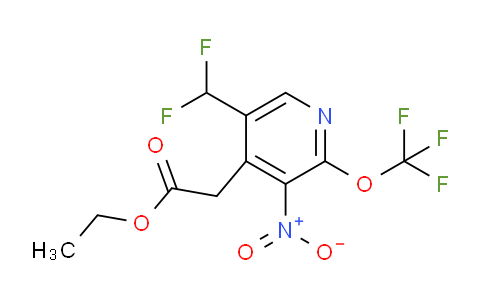 AM145472 | 1805090-75-8 | Ethyl 5-(difluoromethyl)-3-nitro-2-(trifluoromethoxy)pyridine-4-acetate