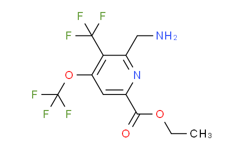 AM145478 | 1805032-05-6 | Ethyl 2-(aminomethyl)-4-(trifluoromethoxy)-3-(trifluoromethyl)pyridine-6-carboxylate