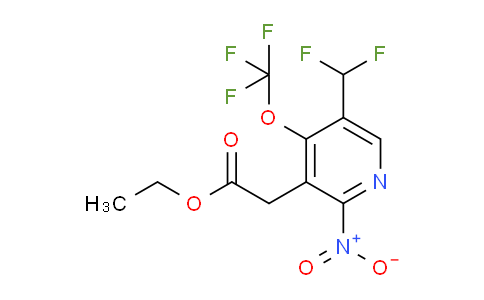 AM145486 | 1804709-60-1 | Ethyl 5-(difluoromethyl)-2-nitro-4-(trifluoromethoxy)pyridine-3-acetate