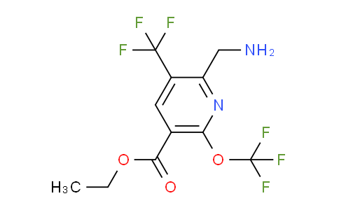 AM145489 | 1804938-08-6 | Ethyl 2-(aminomethyl)-6-(trifluoromethoxy)-3-(trifluoromethyl)pyridine-5-carboxylate