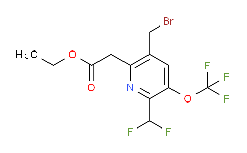AM145497 | 1804626-53-6 | Ethyl 5-(bromomethyl)-2-(difluoromethyl)-3-(trifluoromethoxy)pyridine-6-acetate