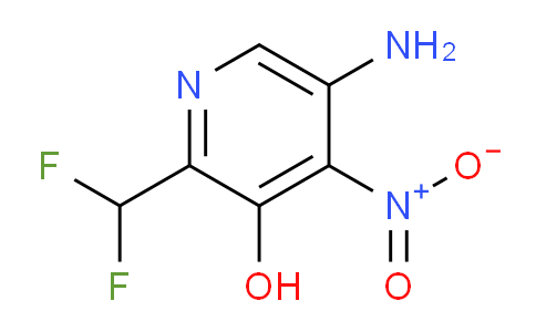 5-Amino-2-(difluoromethyl)-3-hydroxy-4-nitropyridine