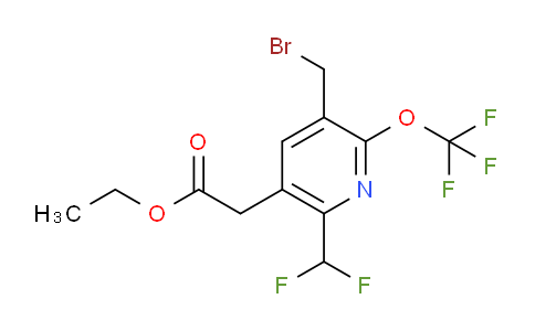 AM145503 | 1806766-51-7 | Ethyl 3-(bromomethyl)-6-(difluoromethyl)-2-(trifluoromethoxy)pyridine-5-acetate