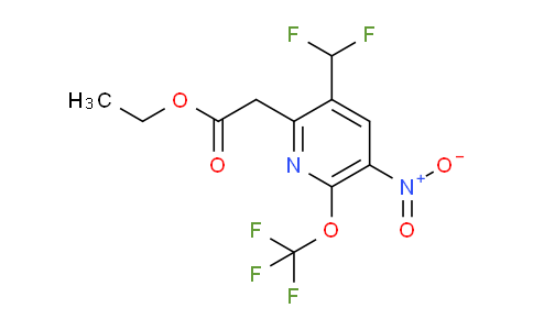 AM145504 | 1806757-99-2 | Ethyl 3-(difluoromethyl)-5-nitro-6-(trifluoromethoxy)pyridine-2-acetate
