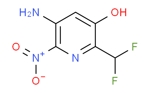 5-Amino-2-(difluoromethyl)-3-hydroxy-6-nitropyridine